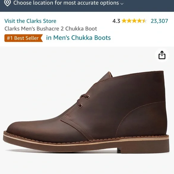 Clark\'s chuka sz12 Clarks Desert Boots Men Size 12 M Black Suede Charles Stead  main image 4